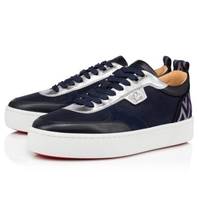 Zapatillas Happyrui Christian Louboutin Hombre - Azul Marino - 1215012B468